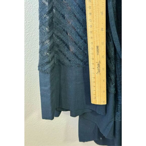 Tracy Reese Knit Lino Swing Feminine Sleeveless Black Dress Size Large - Picture 8 of 10